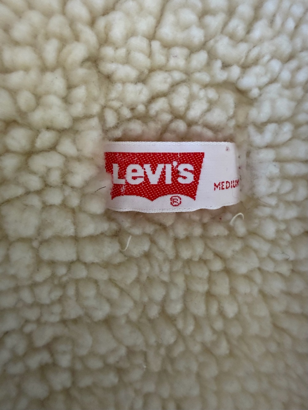 Vintage 1970s Levi’s White Tab Corduroy Sherpa Vest size M - Picture 4 of 6